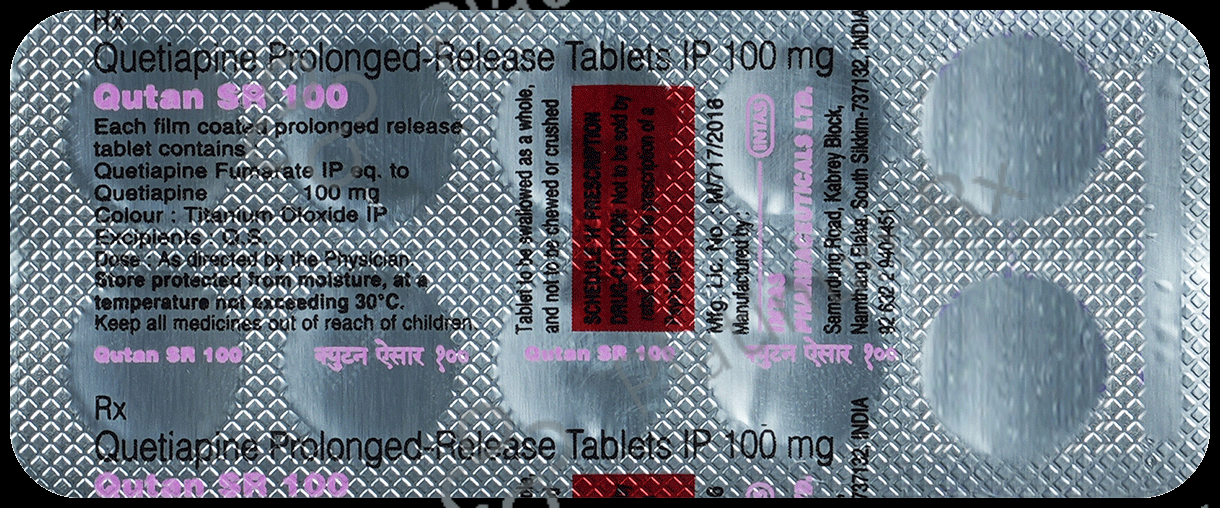 Qutan SR 100mg Tablet 10s