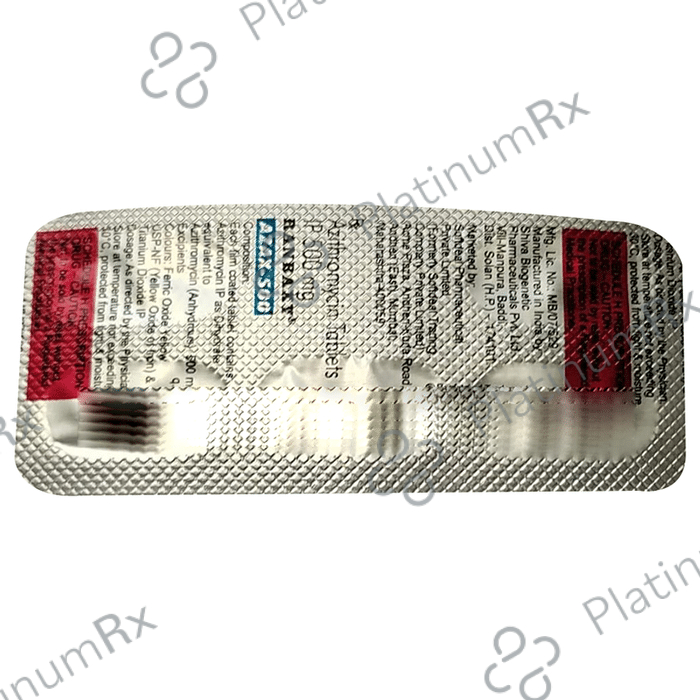 Azax 500mg Tablet 3s