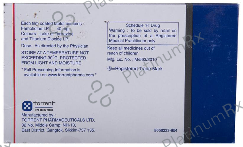 Topcid 40mg Tablet 14s