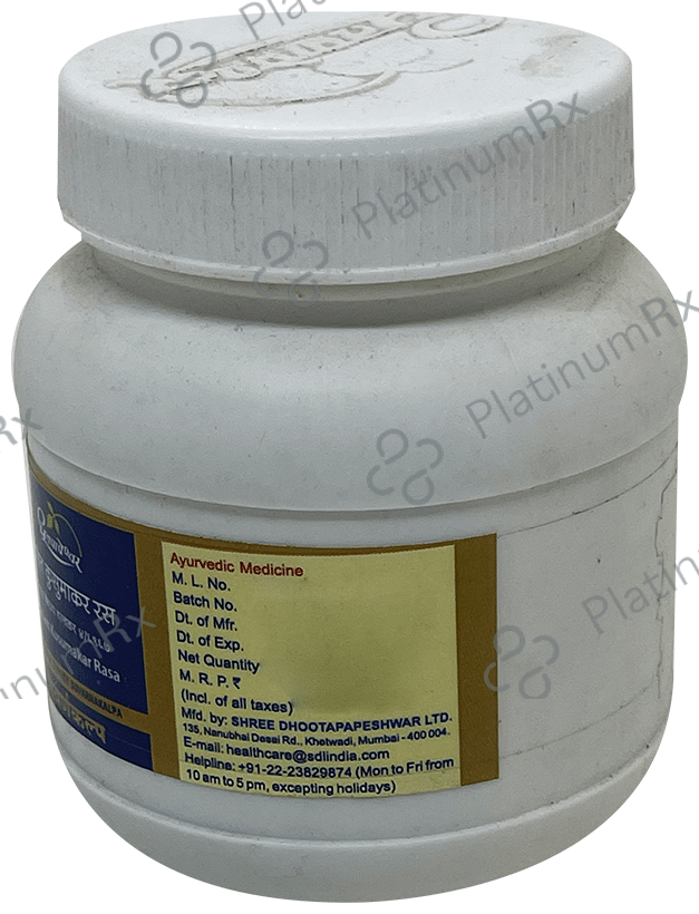 Dhootapapeshwar Vasant Kusumakar Ras Tablet 300 tablets