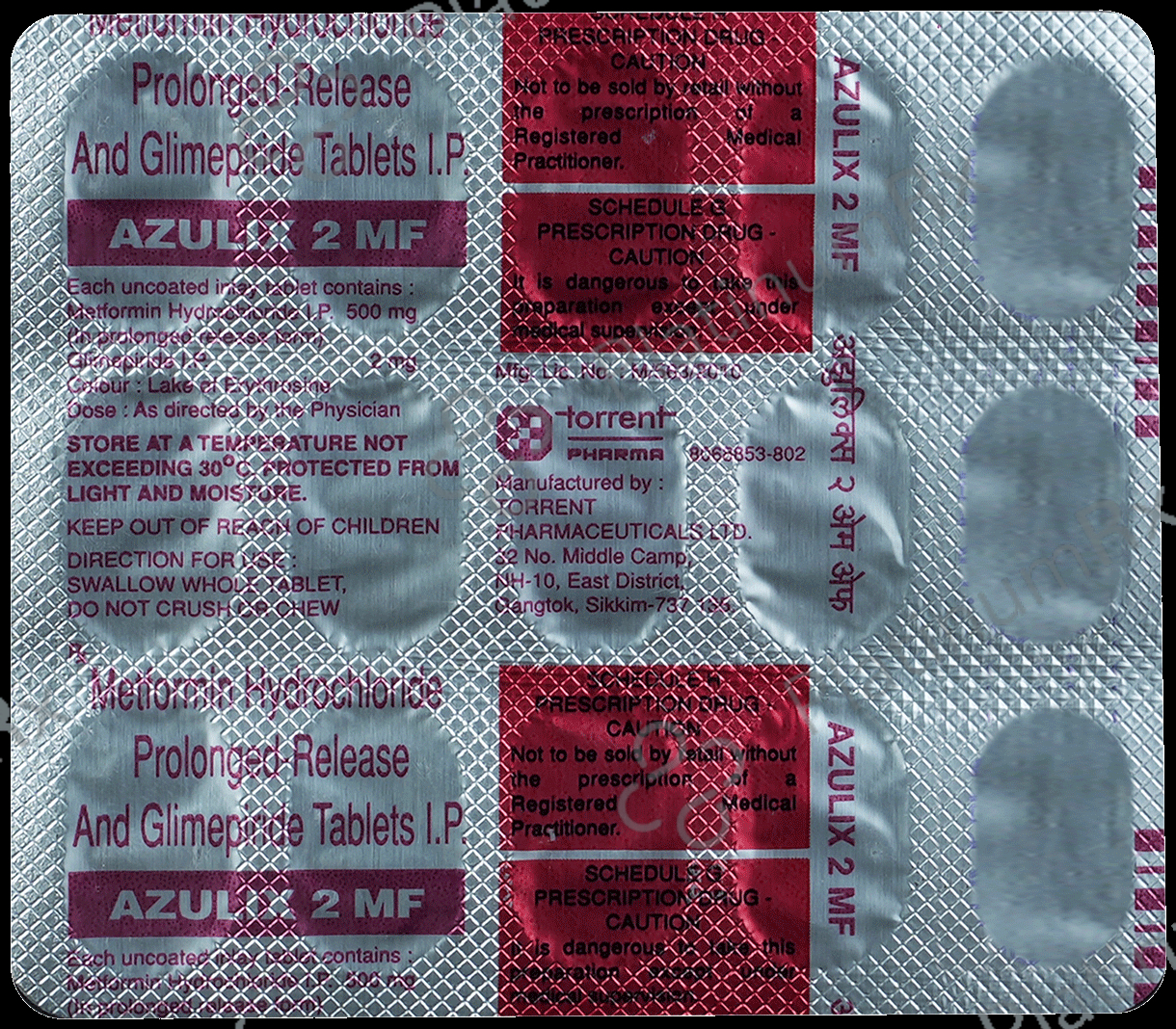 Azulix 2 MF 2/500mg Tablet 15s