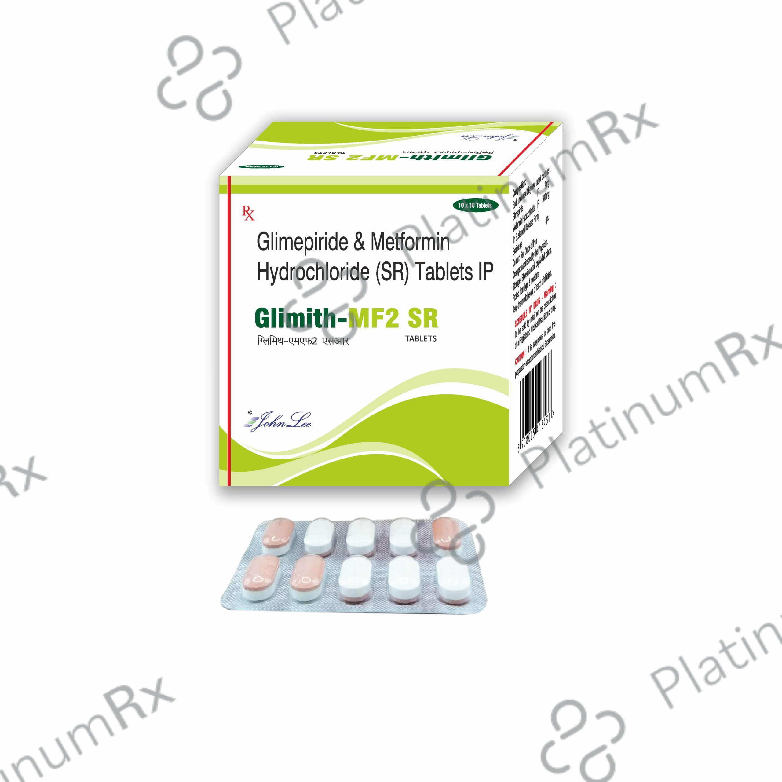 Glimith MF 2/500mg Tablet SR 10s