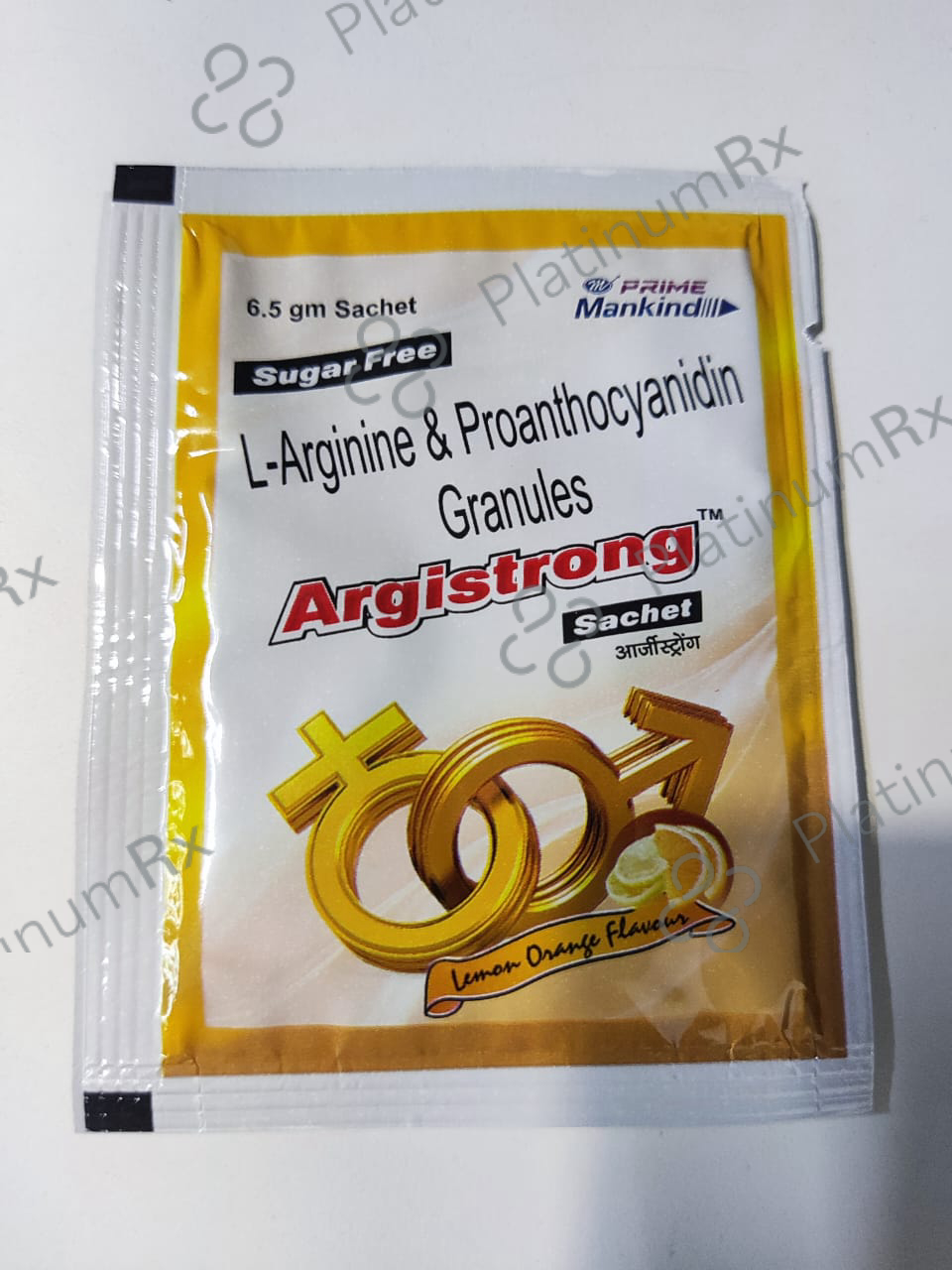 Argistrong Lemon Orange Flavour Sugar Free Granules 6.5gm