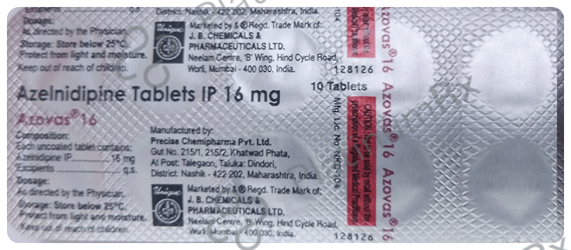 Azovas 16mg Tablet 10s