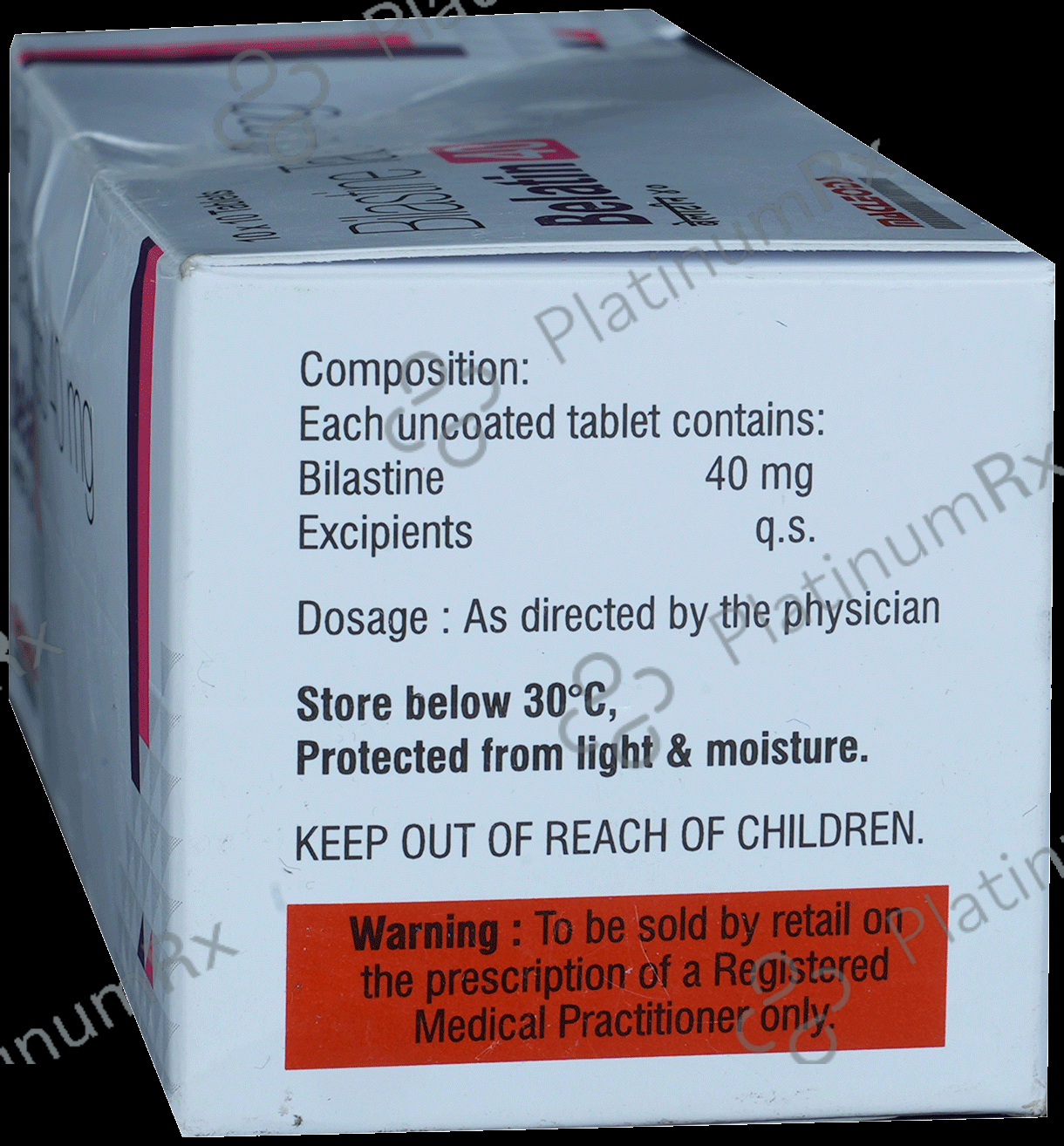 Belatin 40mg Tablet 10s