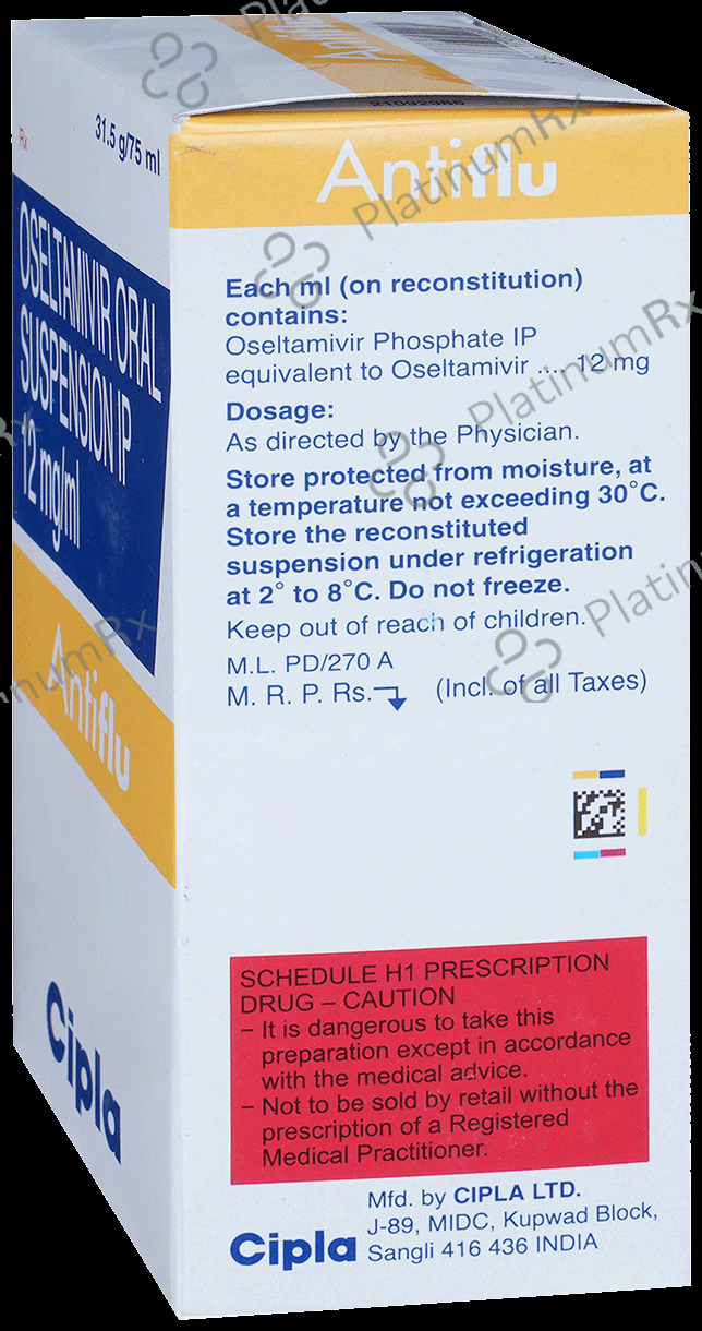 Antiflu 12mg Syrup 75ml