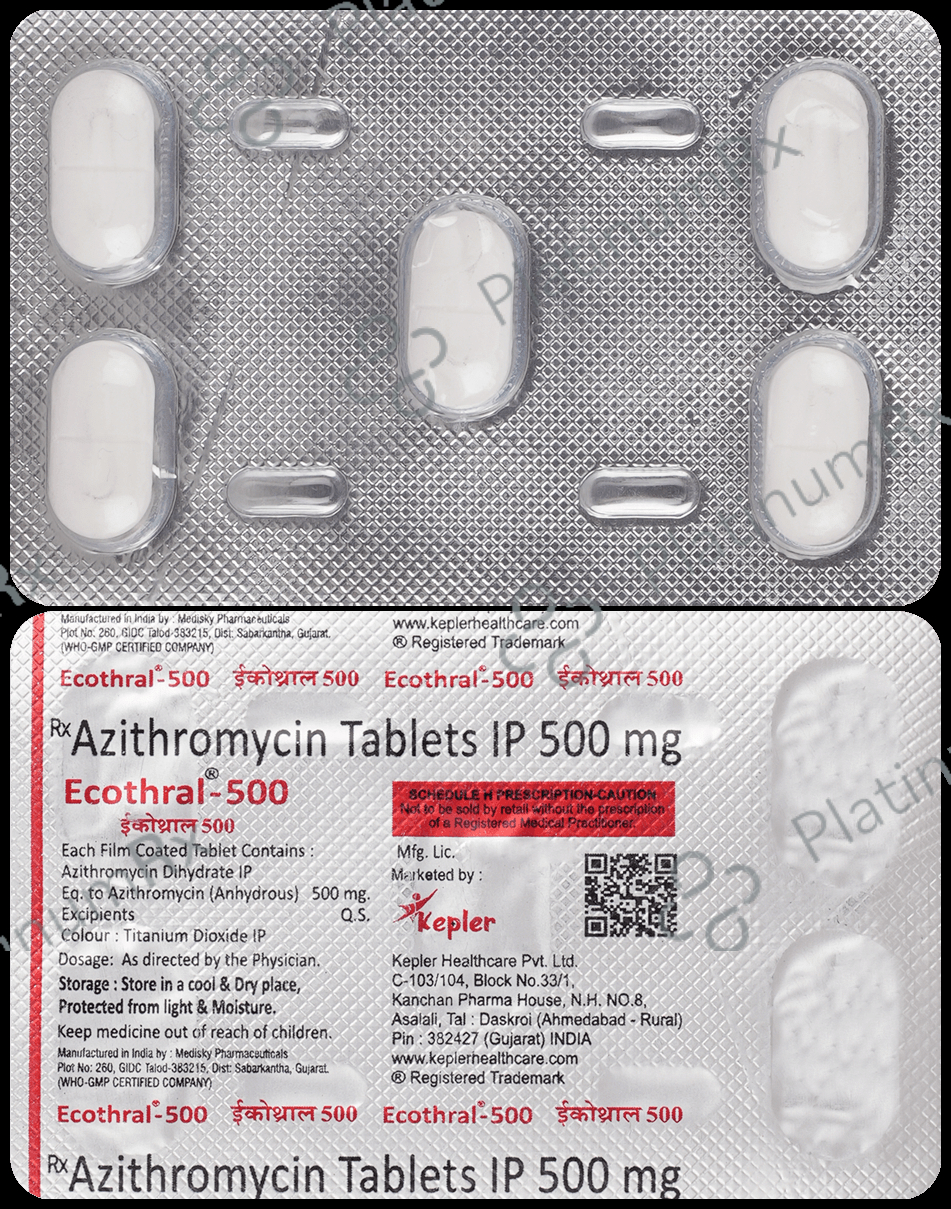 Ecothral 500mg Tablet 5s