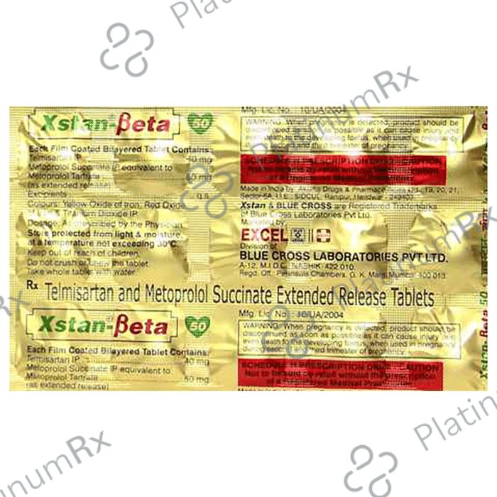 Xstan Beta 50 Tablet ER