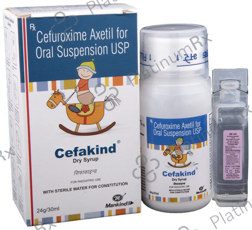 Cefakind 125mg Dry Syrup 30ml