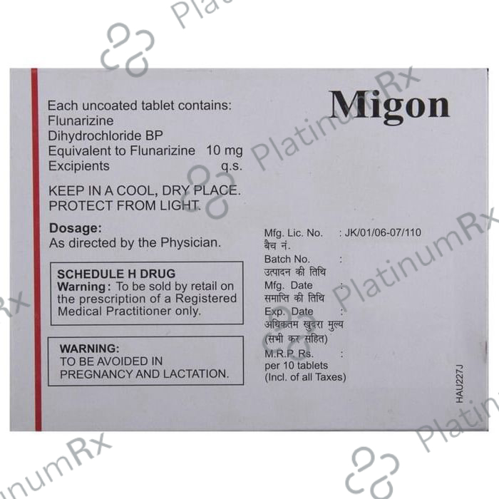 Migon 10mg Tablet 10s