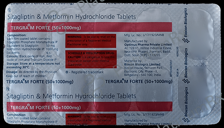 Tergra M Forte 50/1000mg Tablet 10s