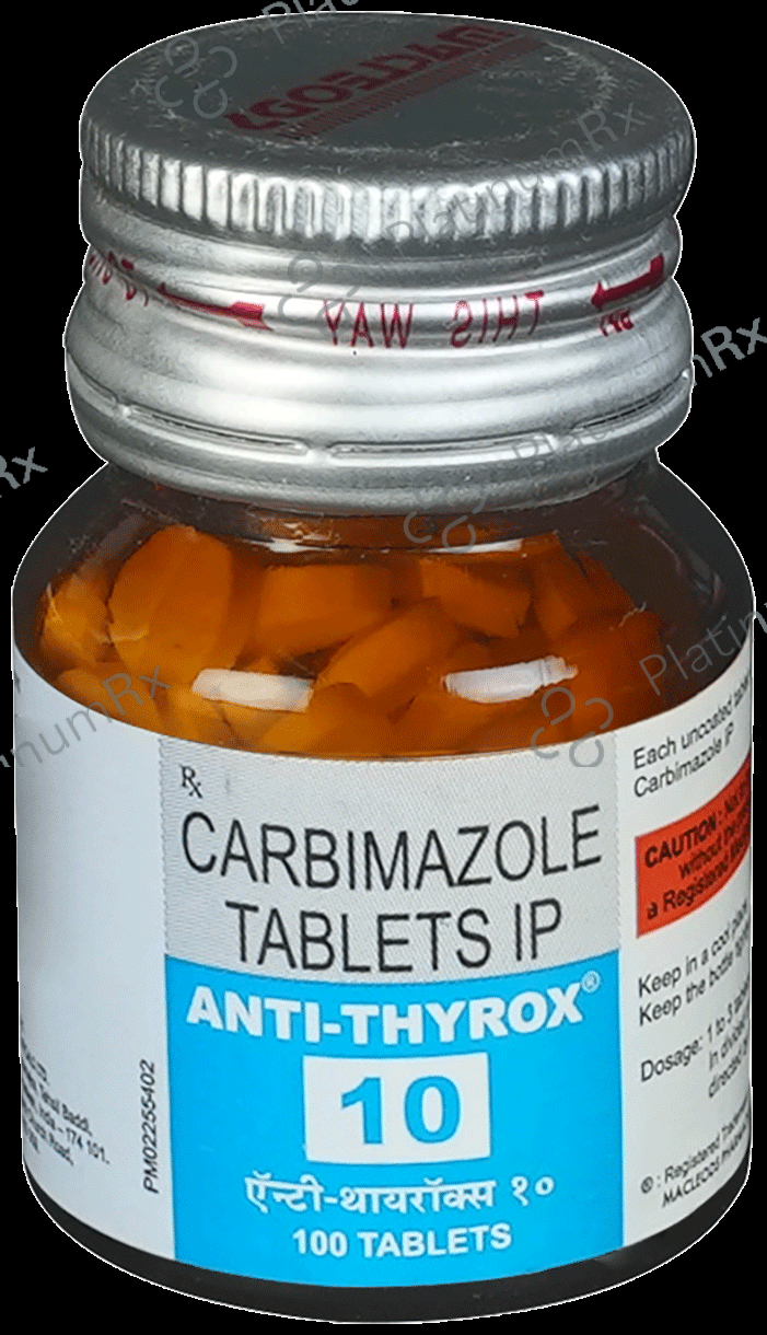 Anti Thyrox 10mg Tablet 100s