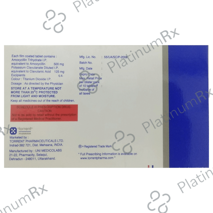 Ampoxin-CV 500mg/125mg Tablet