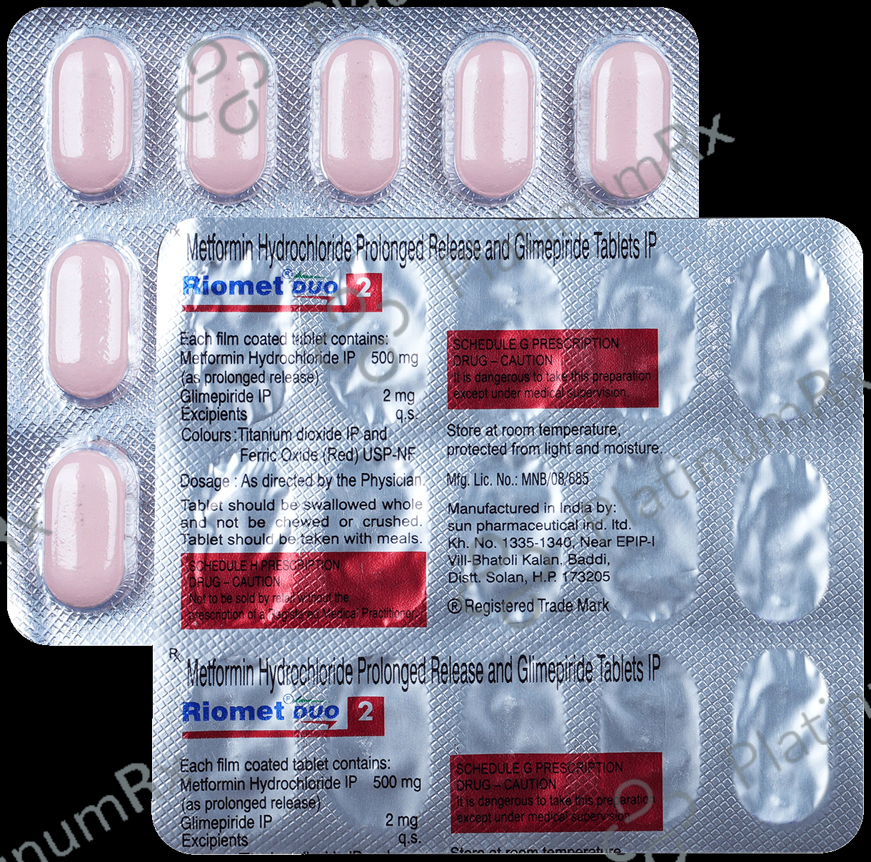 Riomet Duo 2/500mg Tablet PR 15s