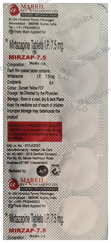 Mirzap 7.5 Tablet