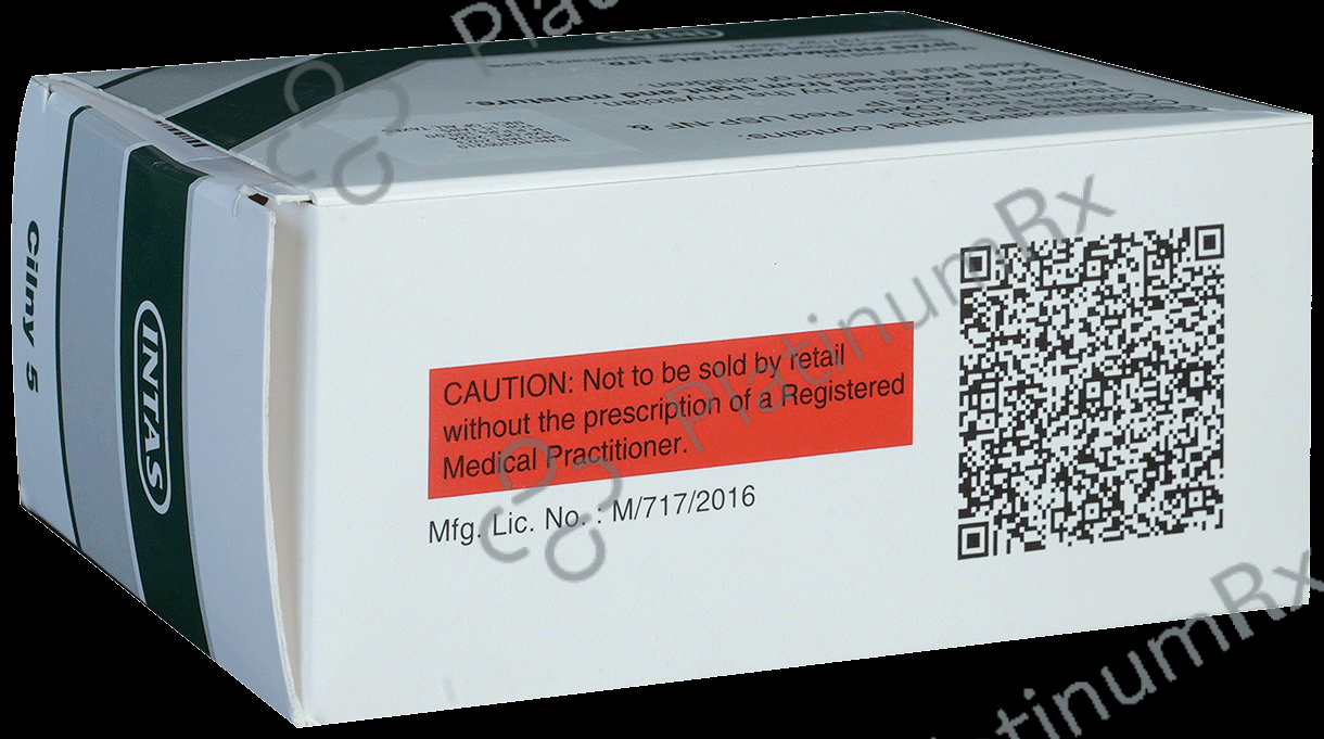 Cilny 5mg Tablet 15s