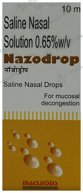 Nazodrop 0.65% Nasal Drop 10ml
