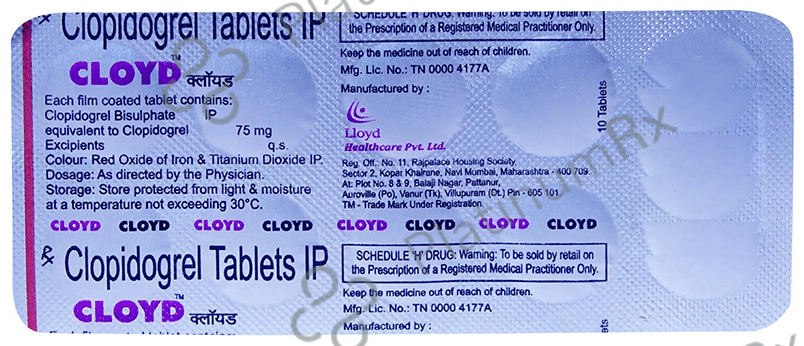 Cloyd 75mg Tablet