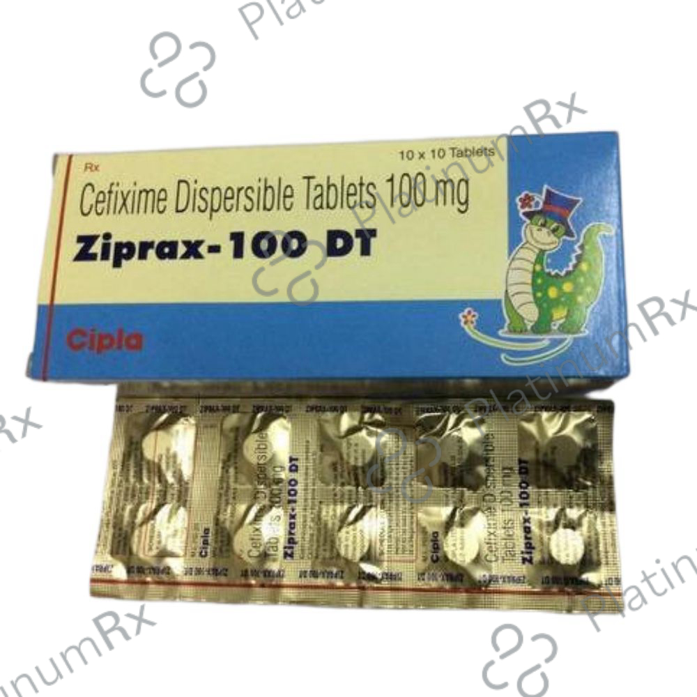Ziprax DT 100mg Tablet 10s