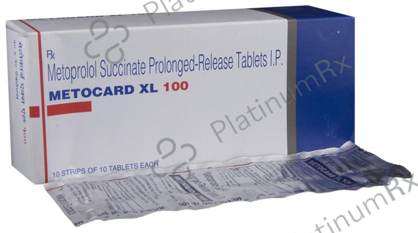 Metocard XL 100mg Tablet PR 10s