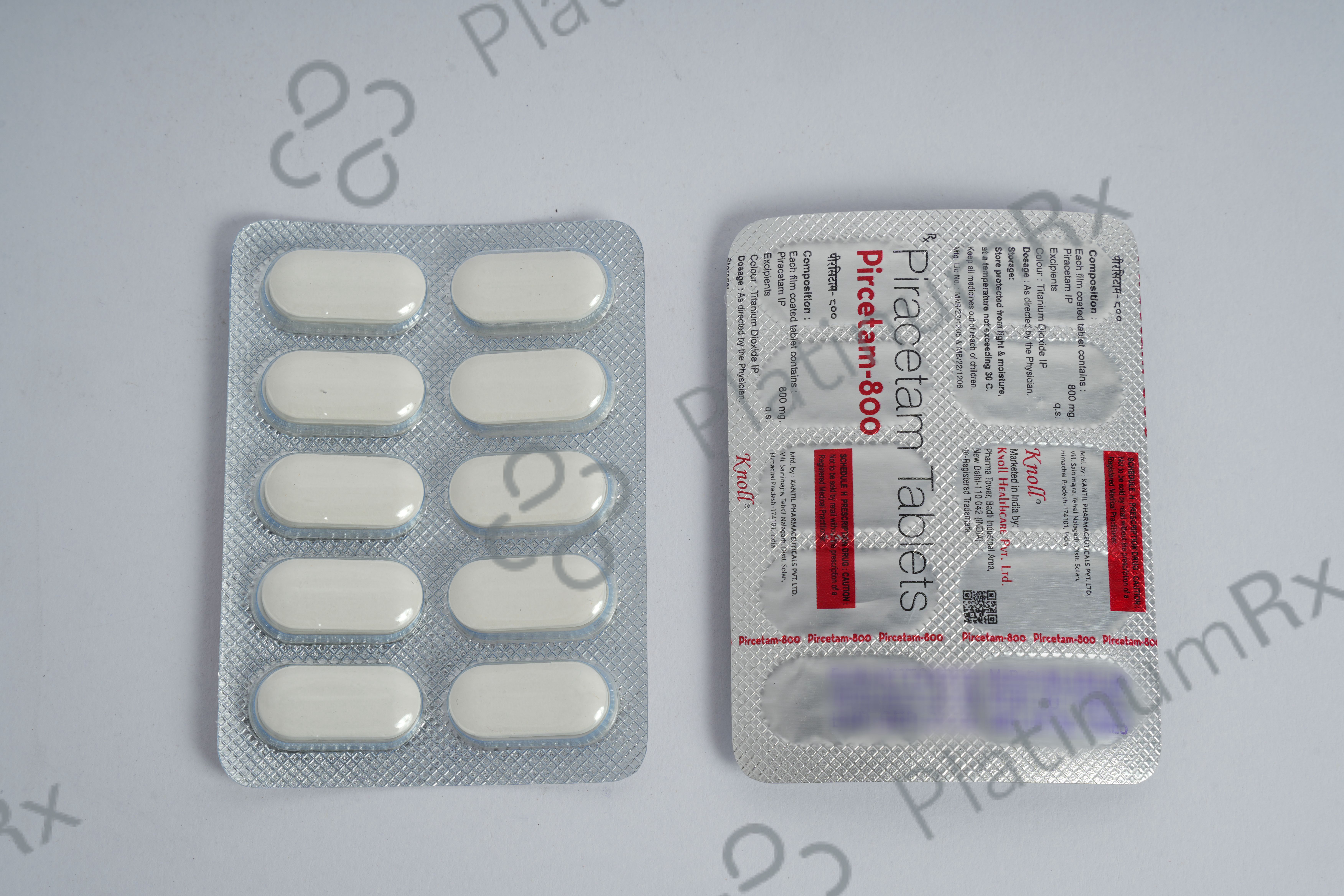 Pircetam 800mg Tablet 10s
