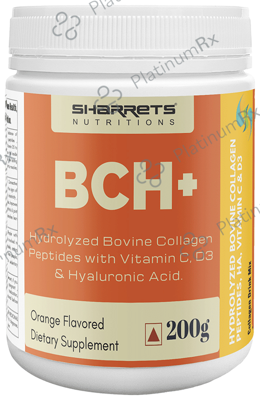 Sharrets Nutritions BCH+ Bovine Collagen Powder Orange