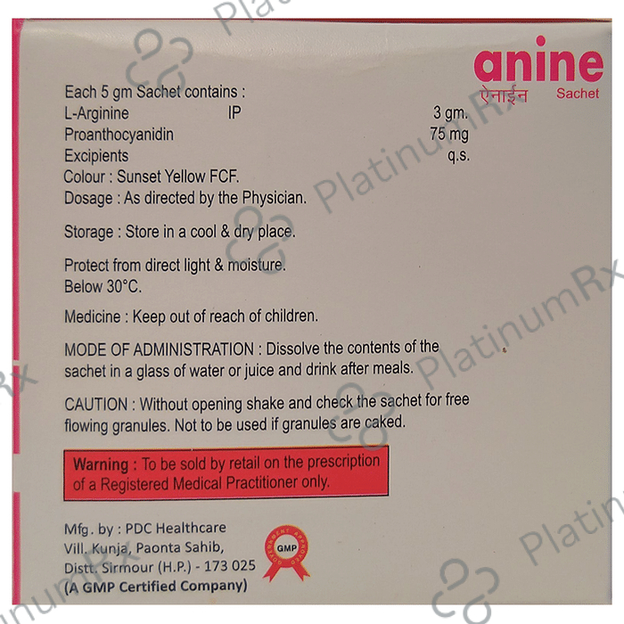 Anine Sachet Orange Sugar Free