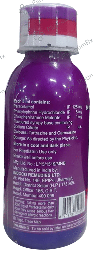 Febrex Plus Syrup Delicious Rose 60 Syrup