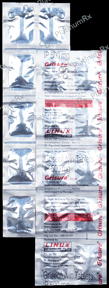 Grisure 500mg Tablet