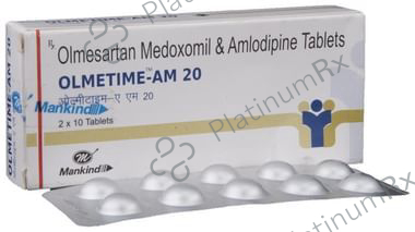 Olmetime AM 20 20/5mg Tablet 10s