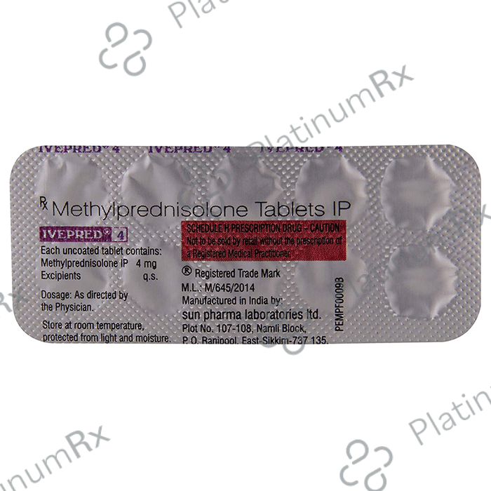 Ivepred 4mg Tablet 10s