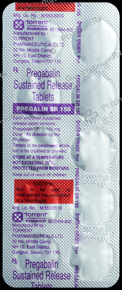 Pregalin SR 150 Tablet