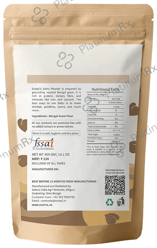 Ecotyl Chana Sattu Powder Powder