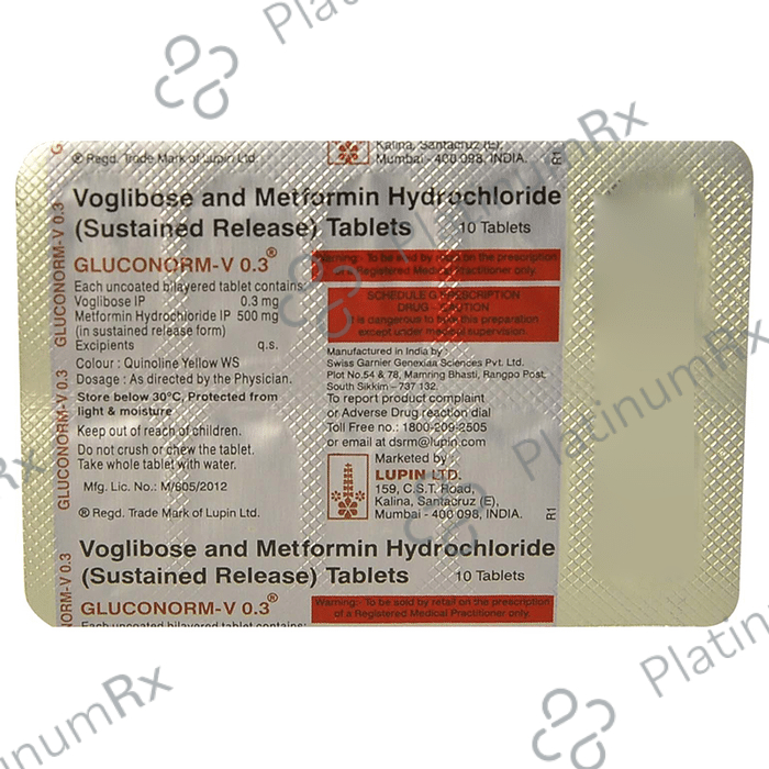 Gluconorm-V 0.3 Tablet SR
