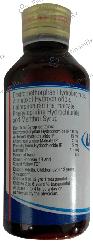 Lincotus DX Dry Cough Formula Syrup 100ml