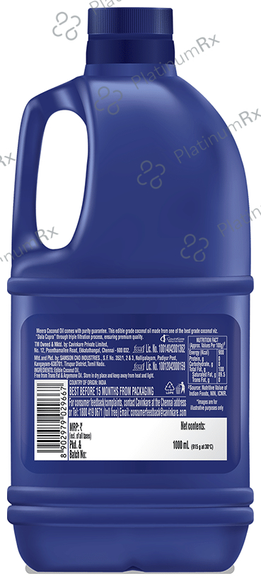 Meera 100% Pure Coconut Oil 1000 ml