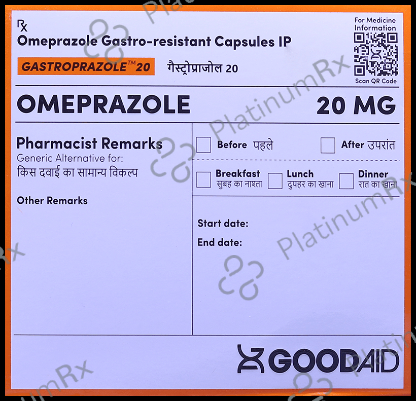 Gastroprazole 20 Capsule
