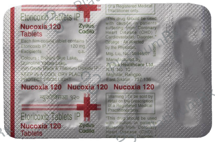 Nucoxia 120mg Tablet 10s