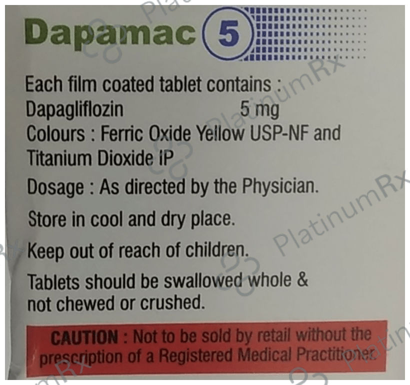 Dapamac 5mg Tablet 10s