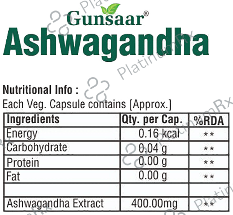 Gunsaar Ashwagandha Capsule