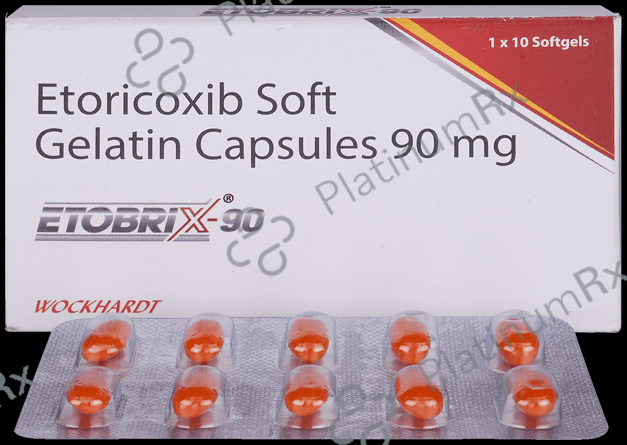 Etobrix 90mg Soft Gelatin Capsule