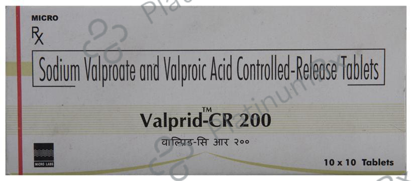 Valprid CR 200 Tablet 10 Tablet CR
