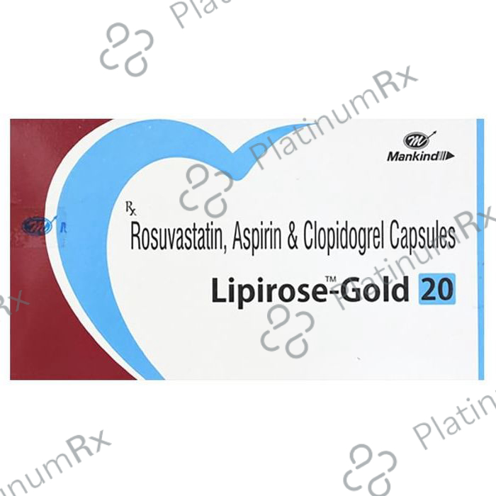 Lipirose Gold 20/75/75mg Capsule 10s
