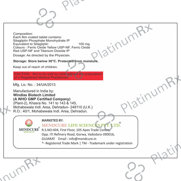 Sitasky 100 Tablet