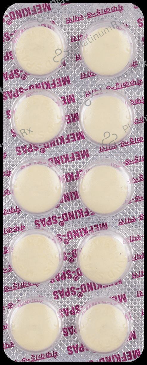 Mefkind Spas 10/250mg Tablet 10s