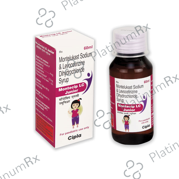 Montecip LC 2.5/4mg Junior Syrup 60ml