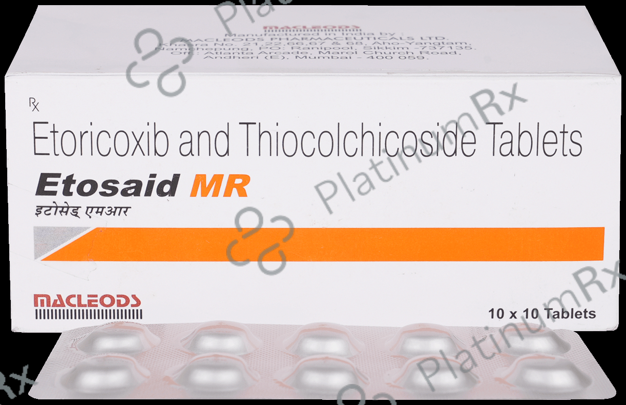 Etosaid MR 60/4mg Tablet 10s