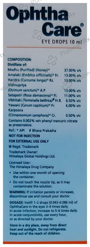 Himalaya Ophthacare Eye Drop 10ml
