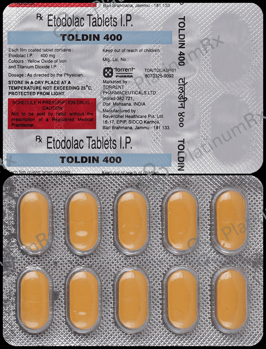 Toldin 400 Tablet