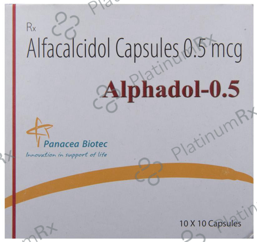 Alphadol 0.5mcg Capsule 10s